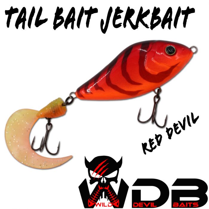 Wild Devil Baits Tail Bait Jerkbait 13cm