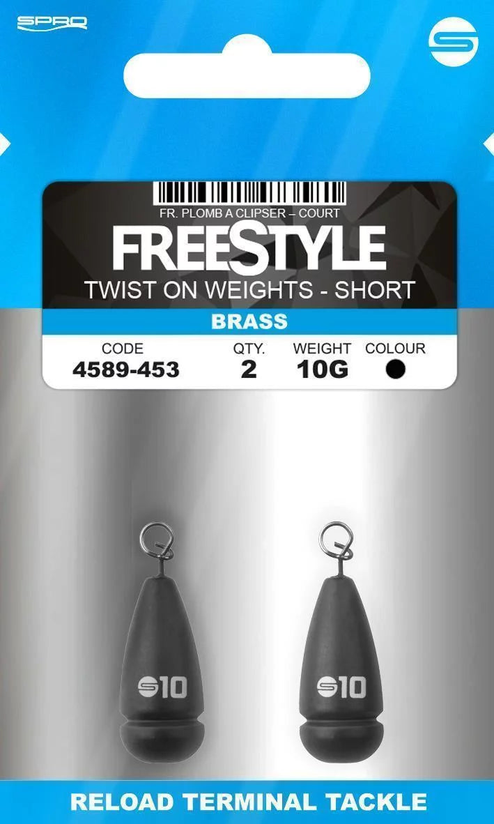Spro Freestyle Twist-On Weights Short kurz