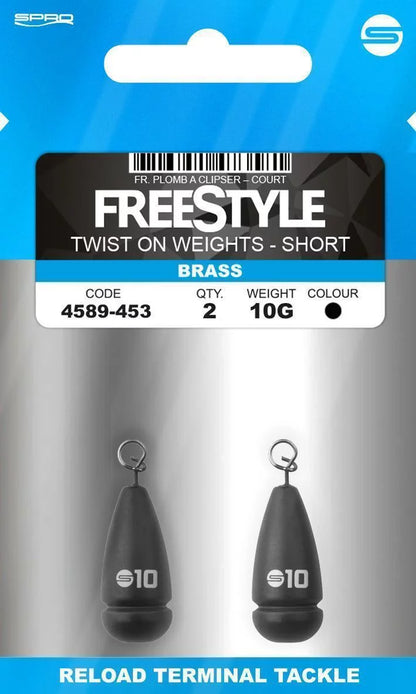 Spro Freestyle Twist-On Weights Short kurz