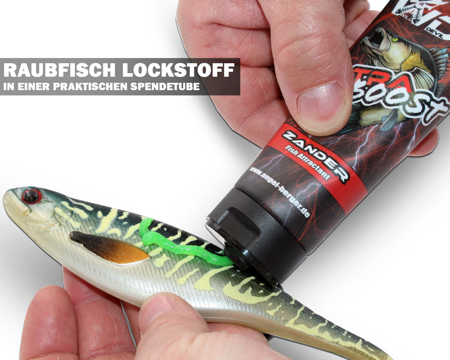 Ultra Boost Zander Raubfischpaste Wild Devil Baits 75 ml