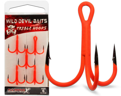 WDB UV Treble Hooks Drilling mit UV Beschichtung