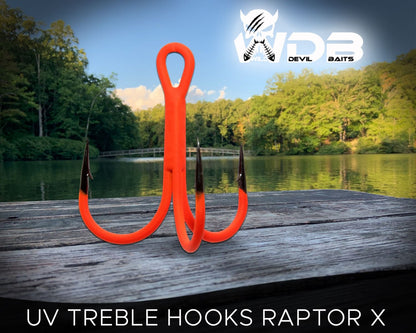 WDB UV Treble Hooks Drilling mit UV Beschichtung