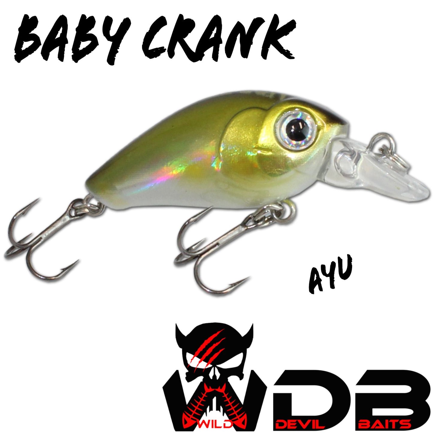 Wild Devil Baits Baby Crank Wobbler 3,5cm