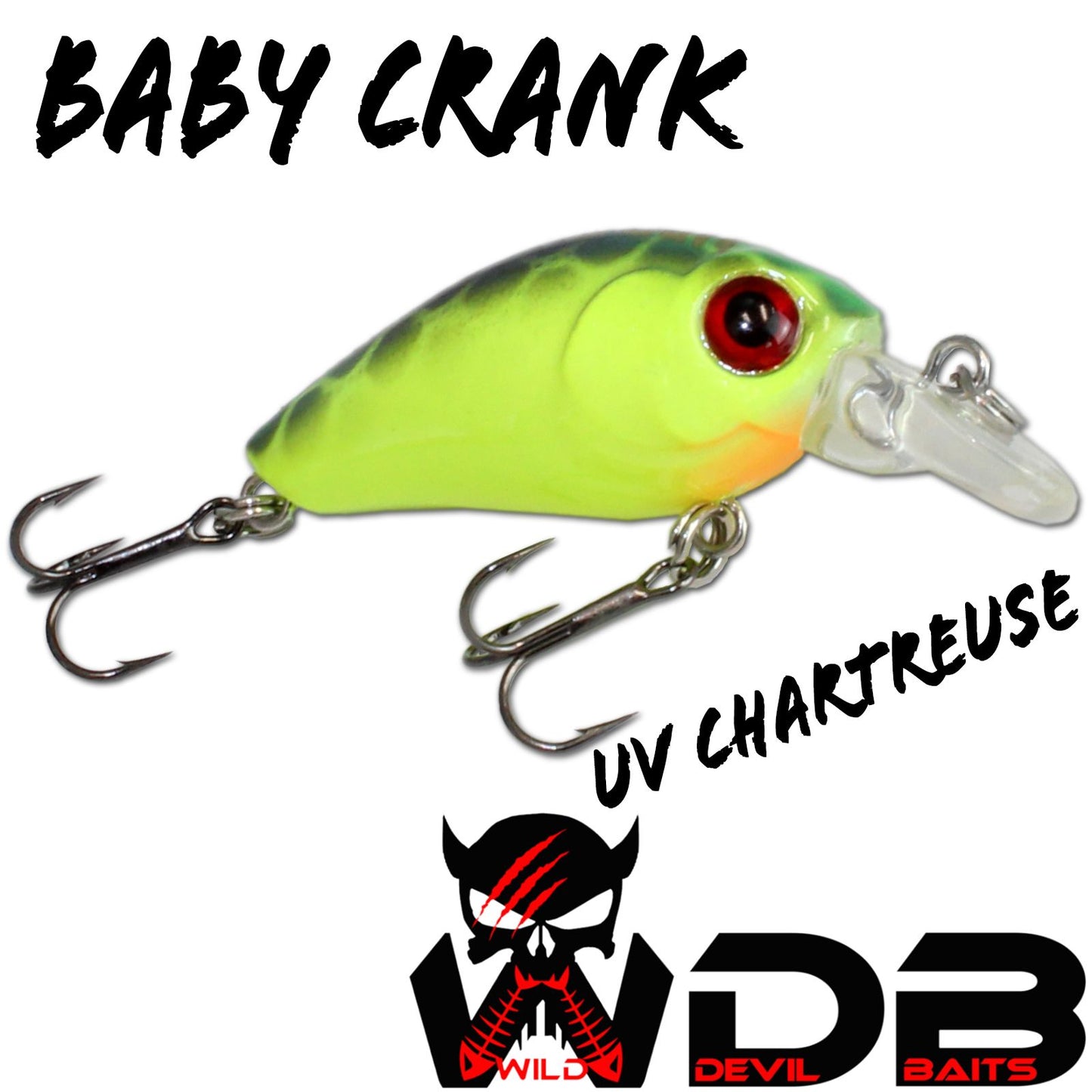 Wild Devil Baits Baby Crank Wobbler 3,5cm