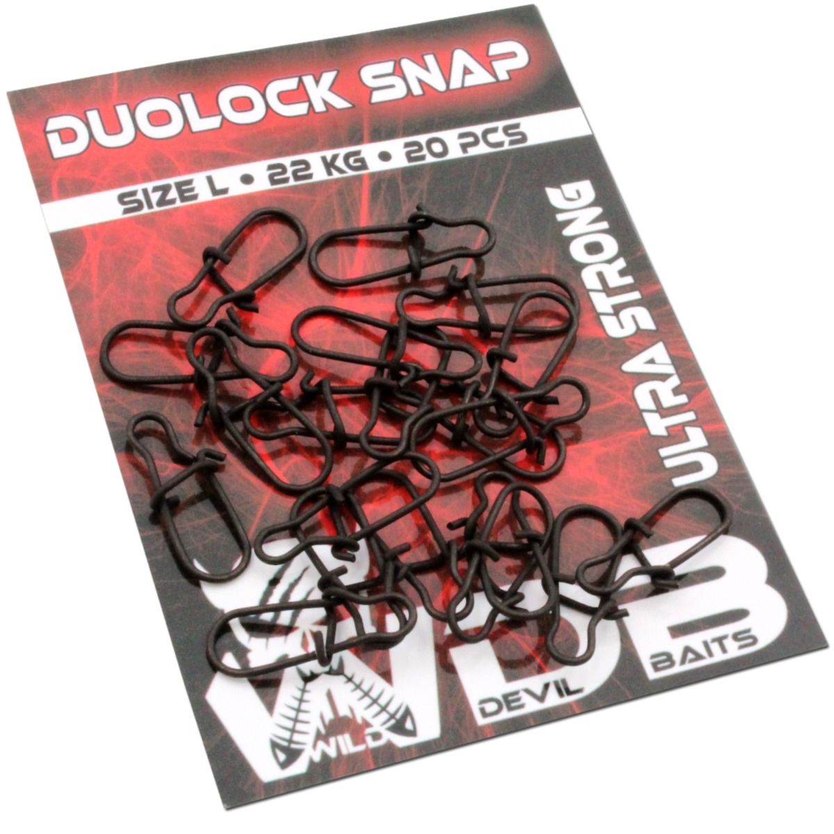 Wild Devil Baits Duolock Snaps Einhänger