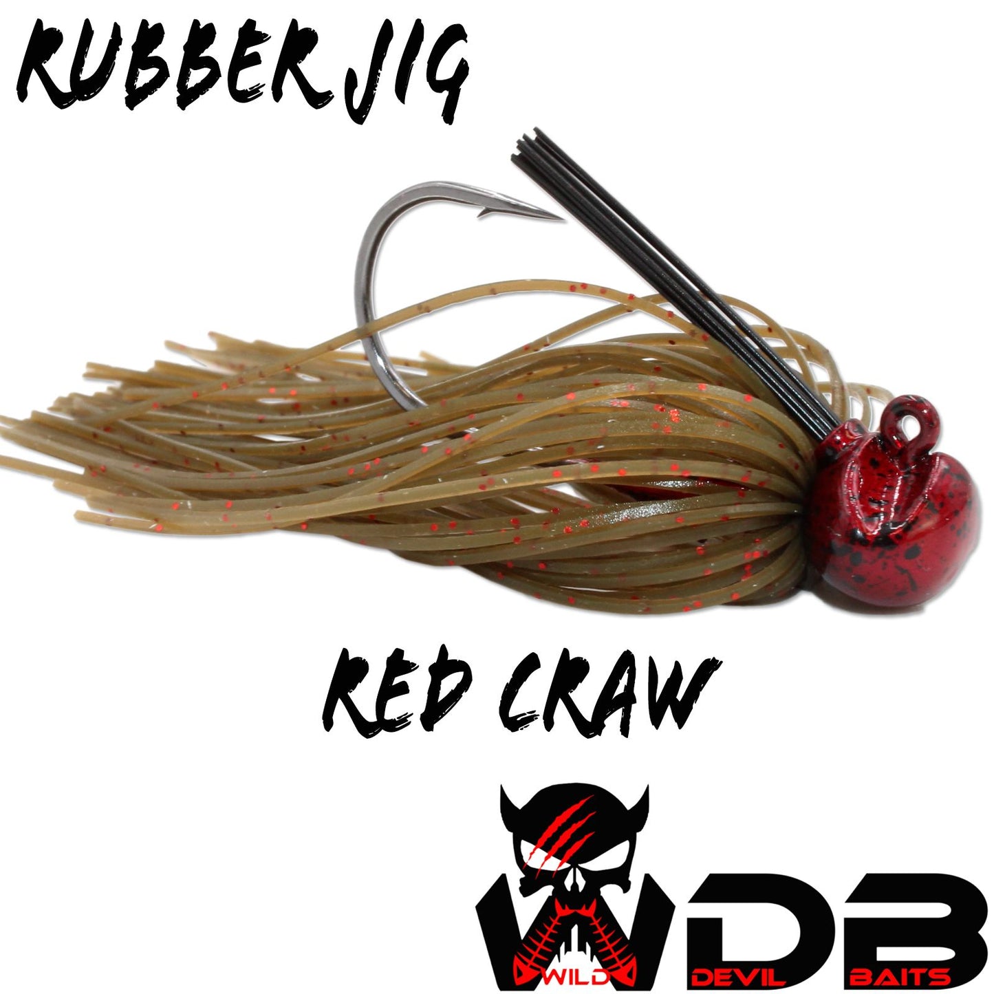 Wild Devil Baits Rubber Jig Skirted