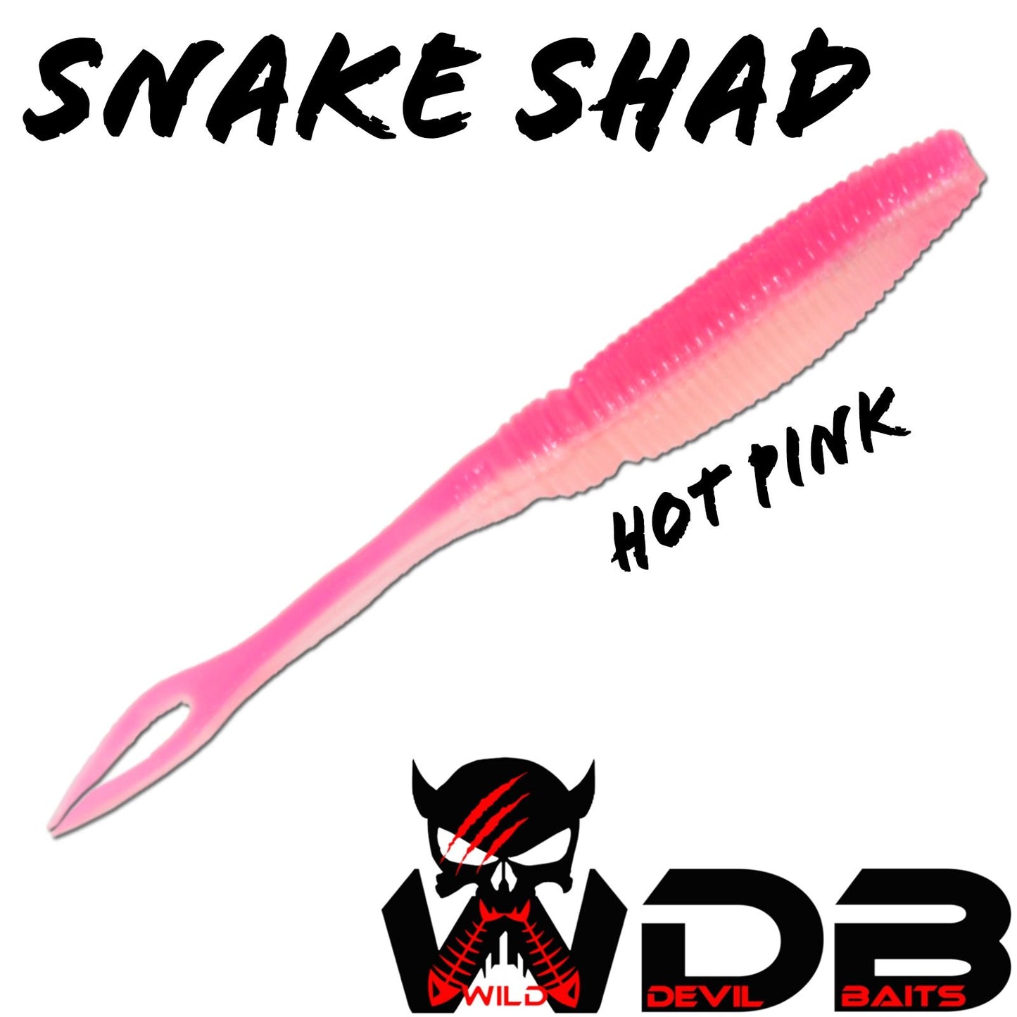 Wild Devil Baits Snake Shad V Tail 7 cm