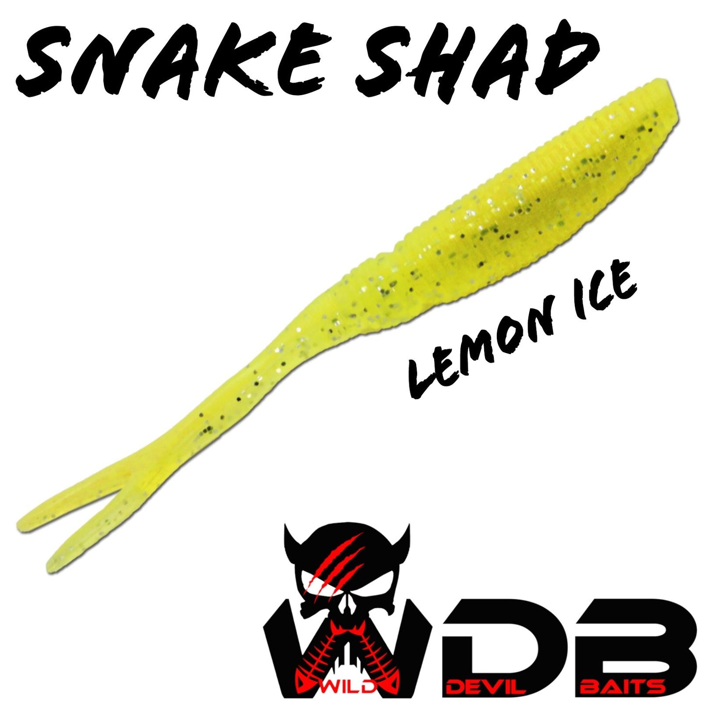 Wild Devil Baits Snake Shad V Tail 7 cm