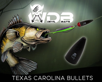 Wild Devil Baits Texas Blei Bullet Weights Texas Carolina Rig