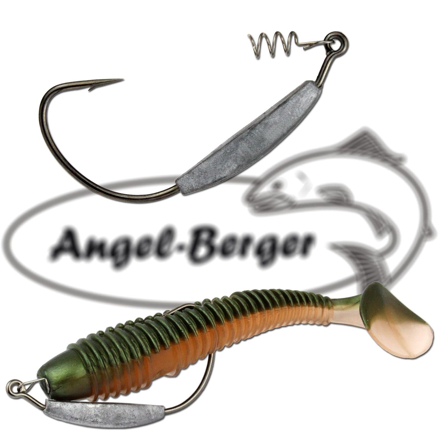 Wild Devil Baits Weighted Offset Hook