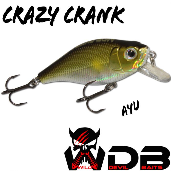 Wild Devil Baits Crazy Crank Wobbler 6cm