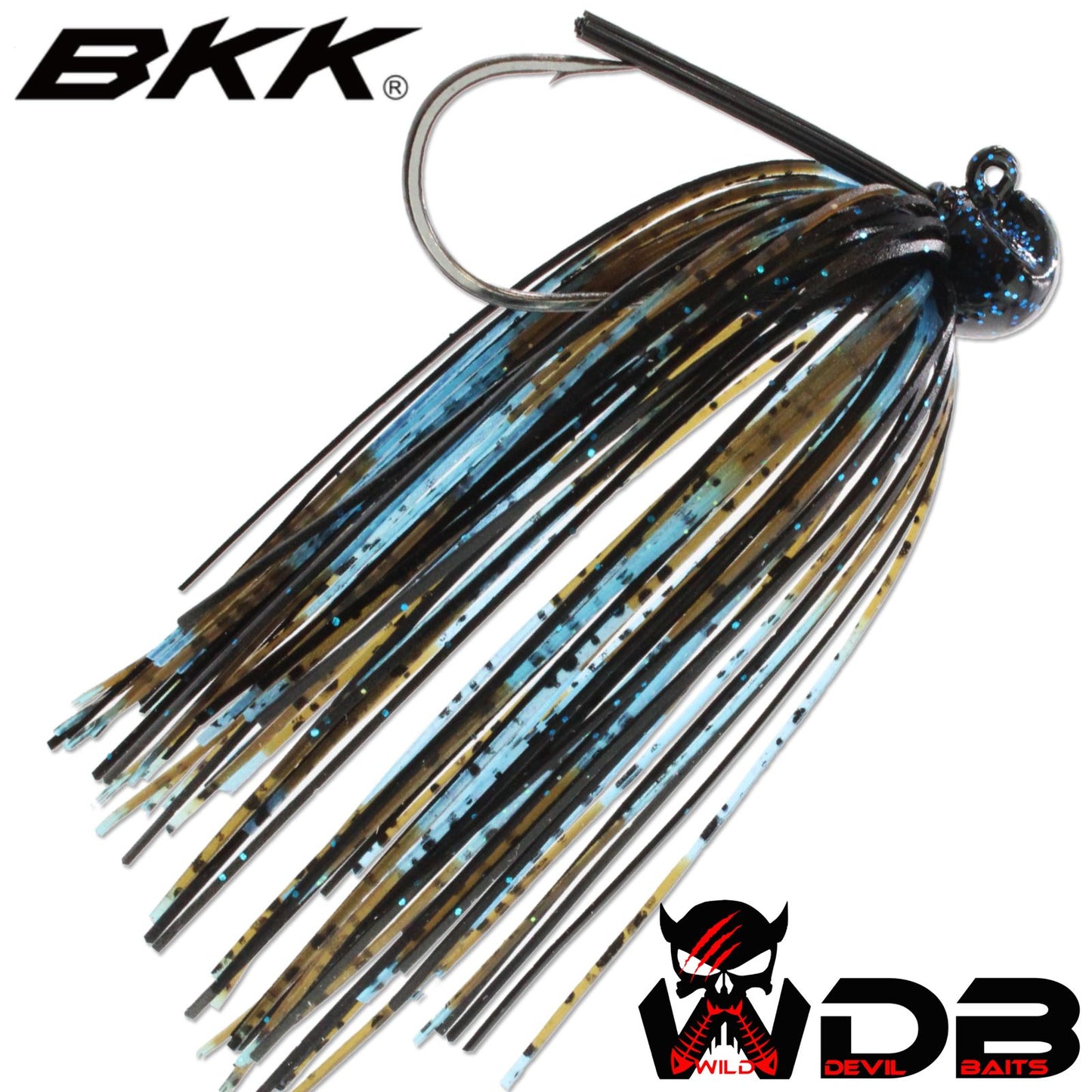 Wild Devil Baits Rubber Jig Skirted