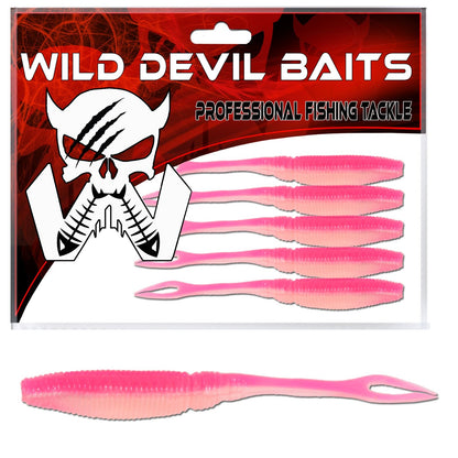 Wild Devil Baits Snake Shad V Tail 7 cm